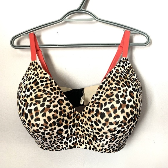 Betsey Johnson x Knix Wingwoman Size 8 Leopard Print Bra - Picture 1 of 5